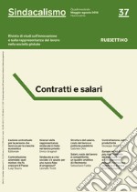 Sindacalismo. Rivista di studi sull'innovazione e sulla rappresentanza del lavoro nella società globale (2018). Vol. 37 libro