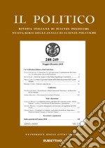 Il politico. Rivista italiana di scienze politiche (2018). Vol. 248-249 libro