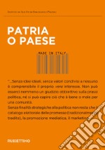 Patria o paese libro