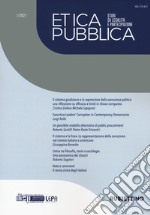 Etica pubblica. Studi su legalità e partecipazione (2021). Vol. 1 libro