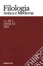 Filologia antica e moderna (2021). Vol. 52 libro