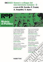 Rivista di politica (2023). Vol. 4: Genesi e sviluppo del neo-marxismo europeo/2 libro