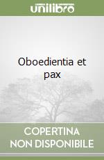 Oboedientia et pax libro