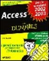 Access 2003 For Dummies libro