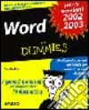 Word 2003 For Dummies libro