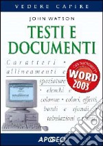 Testi e documenti libro