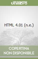 HTML 4.01 (n.e.)