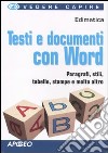 Testi e documenti con Word libro