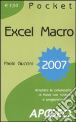 Excel macro 2007 libro