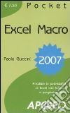 Excel macro 2007 libro