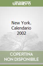 New York. Calendario 2002 libro