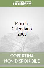 Munch. Calendario 2003 libro