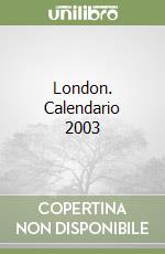 London. Calendario 2003 libro