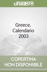 Greece. Calendario 2003 libro