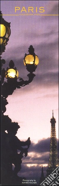 Paris. Calendario 2005 lungo