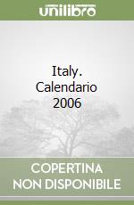 Italy. Calendario 2006 libro