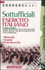 Concorsi per sottufficiali esercito italiano. Eserciziario