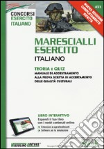 Manuale di Preparazione Concorso Marescialli Esercito Italiano  libro usato