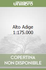 Alto Adige 1:175.000 libro