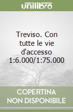 Treviso. Con tutte le vie d'accesso 1:6.000/1:75.000 libro