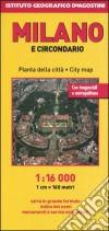 Milano e circondario 1:16.000 libro