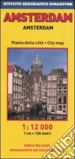 Amsterdam 1:12 000. Ediz. multilingue libro