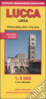 Lucca 1:5 000. Ediz. multilingue libro