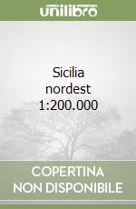 Sicilia nordest 1:200.000 libro