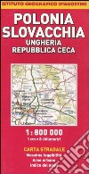 Ungheria, Repubblica Ceca, Polonia, Slovacchia 1:800.000 libro