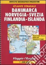 Viaggia l'Europa. Danimarca, Norvegia, Svezia, Finlandia, Islanda 1:800 000 libro