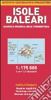 Isole Baleari. Maiorca, Minorca, Ibiza, Formentera 1:175.000 libro