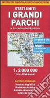 Stati Uniti. I grandi parchi e la costa Pacifico 1:2.000.000 libro