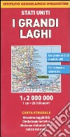 Stati Uniti. I grandi laghi 1:2.000.000 libro