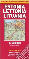 Estonia; Lettonia; Lituania 1:600.000 libro