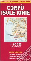 Corfù, Isole Ionie 1:80.000 libro