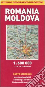 Romania, Moldava 1:600.000 libro