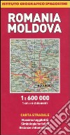 Romania, Moldava 1:600.000 libro