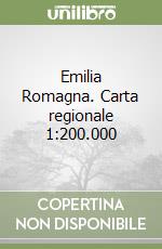 Emilia Romagna. Carta regionale 1:200.000 libro