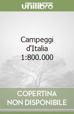 Campeggi d'Italia 1:800.000 libro