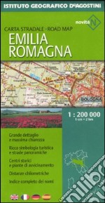 Emilia Romagna 1:200.000. Ediz. multilingue libro