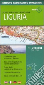 Liguria 1:200 000. Ediz. multilingue libro