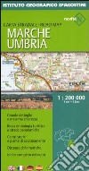 Marche e Umbria 1:200 000. Ediz. multilingue libro