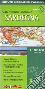 Sardegna 1:200.000. Ediz. multilingue