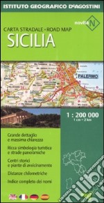 Sicilia 1:200 000. Ediz. multilingue