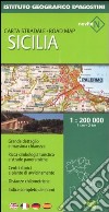 Sicilia 1:200 000. Ediz. multilingue libro