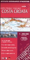 Costa croata 1:200 000. Ediz. multilingue libro