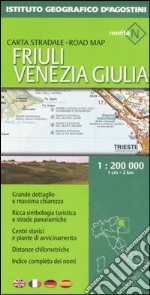 Friuli Venezia Giulia 1:200 000. Ediz. multilingue libro