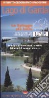 Lago di Garda 1:75 000. Con guida turistica. Ediz. italiana e tedesca libro