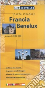 Francia, Benelux. Carta stradale 1:800.000 libro