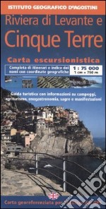 Riviera di Levante e Cinque Terre 1:75 000. Con guida turistica. Ediz. italiana e inglese libro